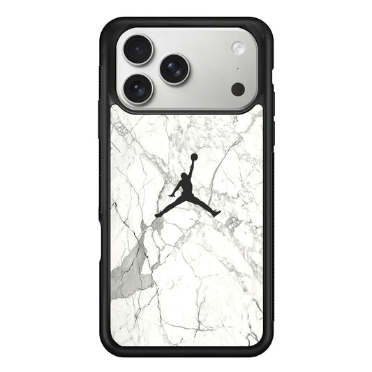 Air Jordan Marble Soft Black iPhone 17 Pro Max Case