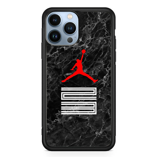 Air Jordan Marble and Retro iPhone 15 Pro Case - Carneyforia
