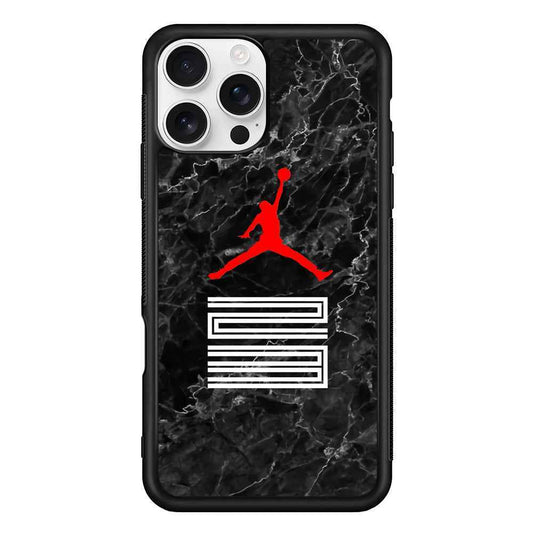 Air Jordan Marble and Retro iPhone 16 Pro Max Case