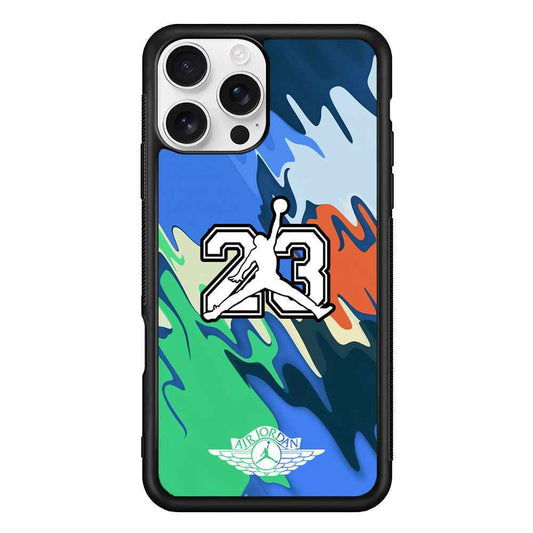 Air Jordan Melt Colour iPhone 16 Pro Max Case