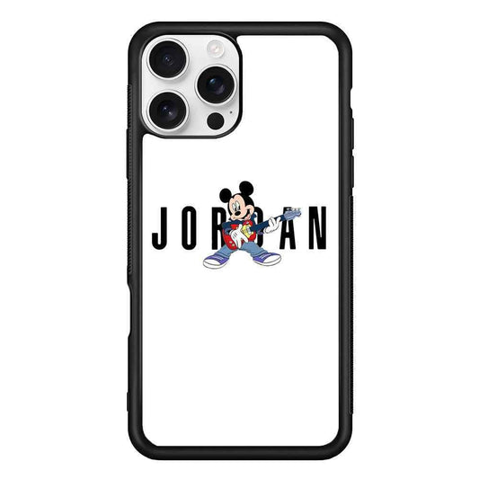 Air Jordan Mickey Guitar iPhone 16 Pro Max Case