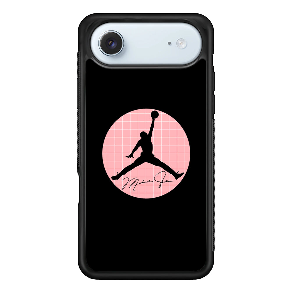 Air Jordan Silhouette Pink Net iPhone 17 Air Case