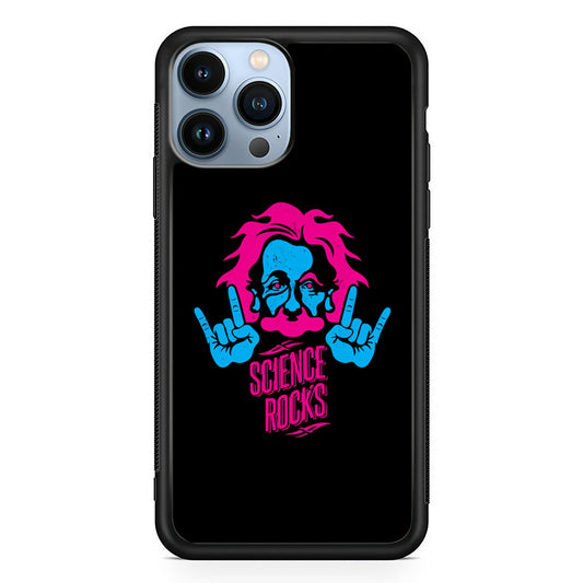 Albert Einstein Science Rocks iPhone 15 Pro Case - Carneyforia