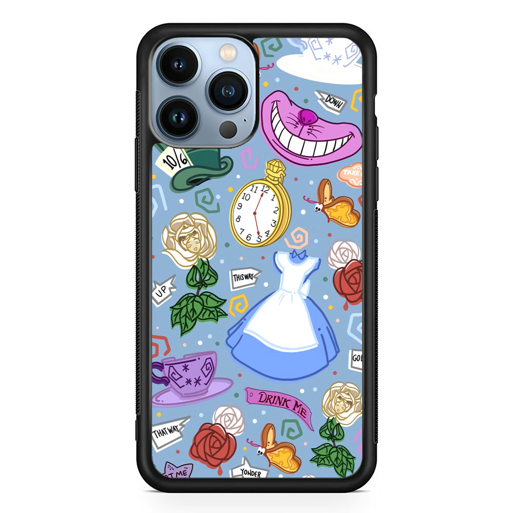 Alice In Wonderland Party's Attribute iPhone 15 Pro Case - Carneyforia