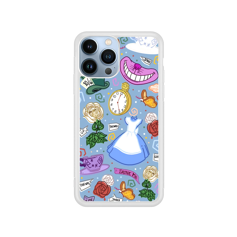 Alice In Wonderland Party's Attribute iPhone 14 Pro Max Case