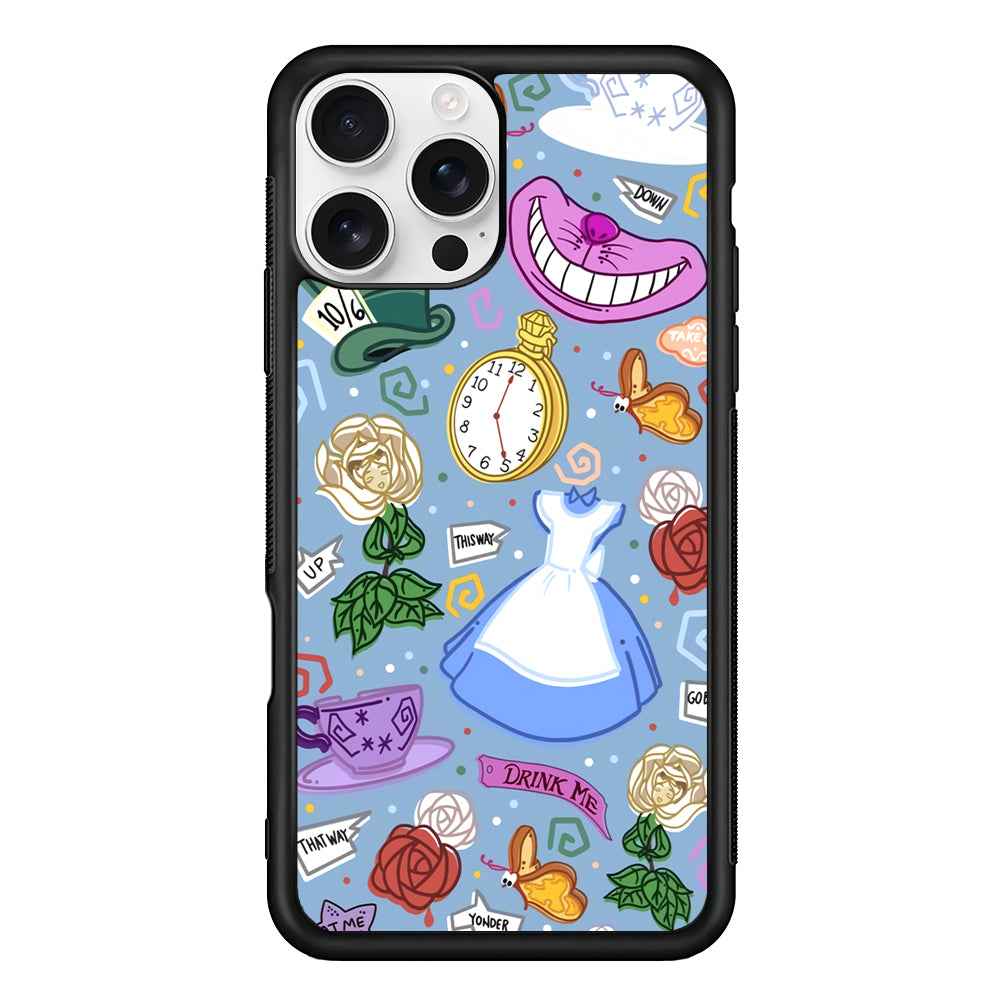 Alice In Wonderland Party's Attribute iPhone 16 Pro Case