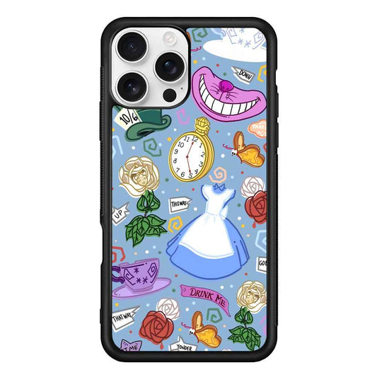Alice In Wonderland Party's Attribute iPhone 16 Pro Max Case