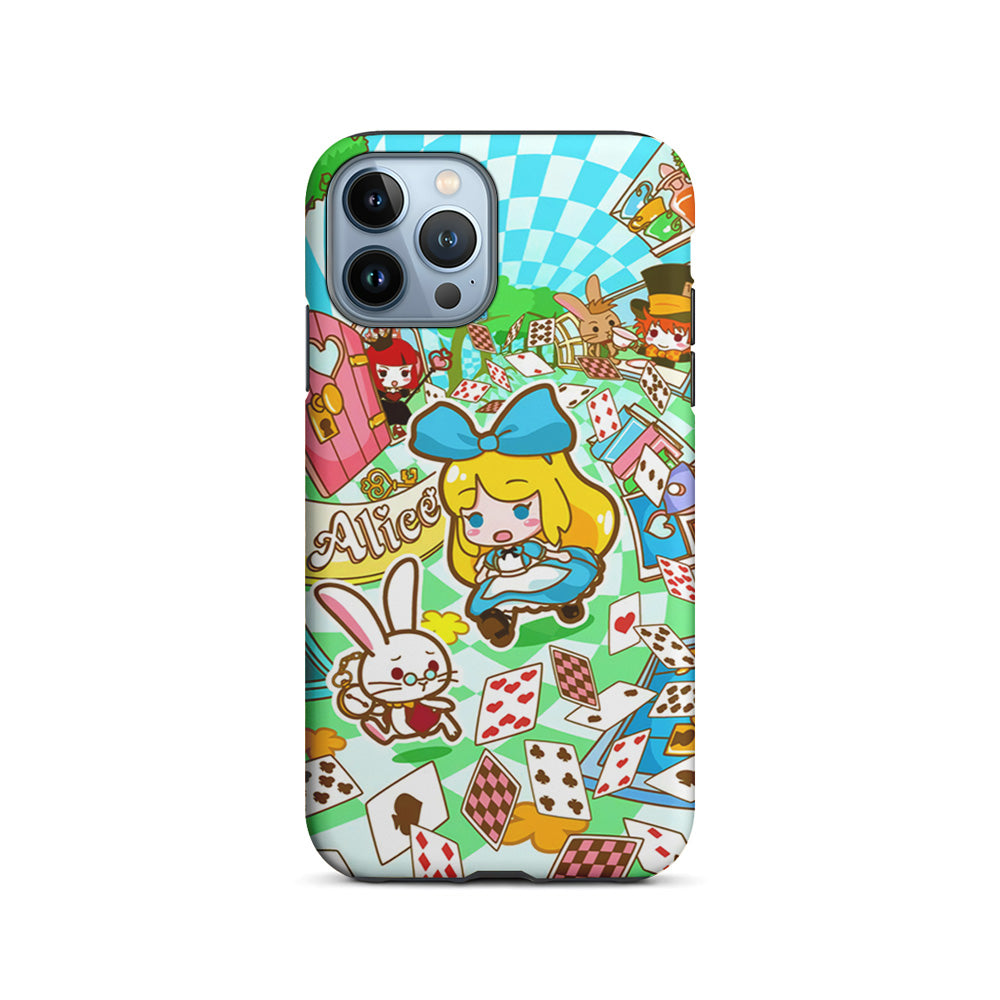 Alice In Wonderland Play Card iPhone 14 Pro Max Case