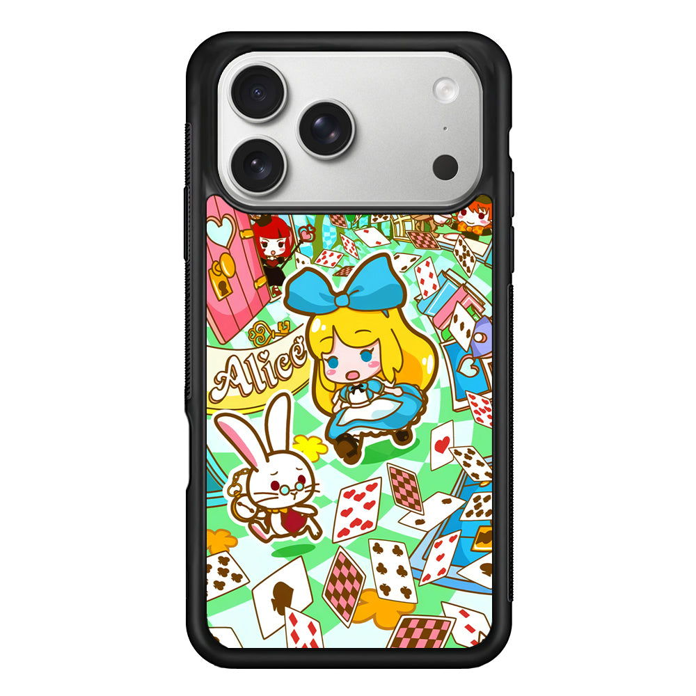Alice In Wonderland Play Card iPhone 17 Pro Max Case