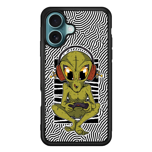 Alien And The Day of Gaming iPhone 16 Plus Case