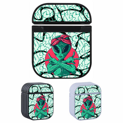 Alien Finger Rap Apple Airpods Case