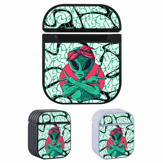Alien Finger Rap Apple Airpods Case