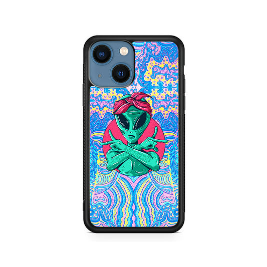 Alien Gangsta Rhythm iPhone 15 Plus Case