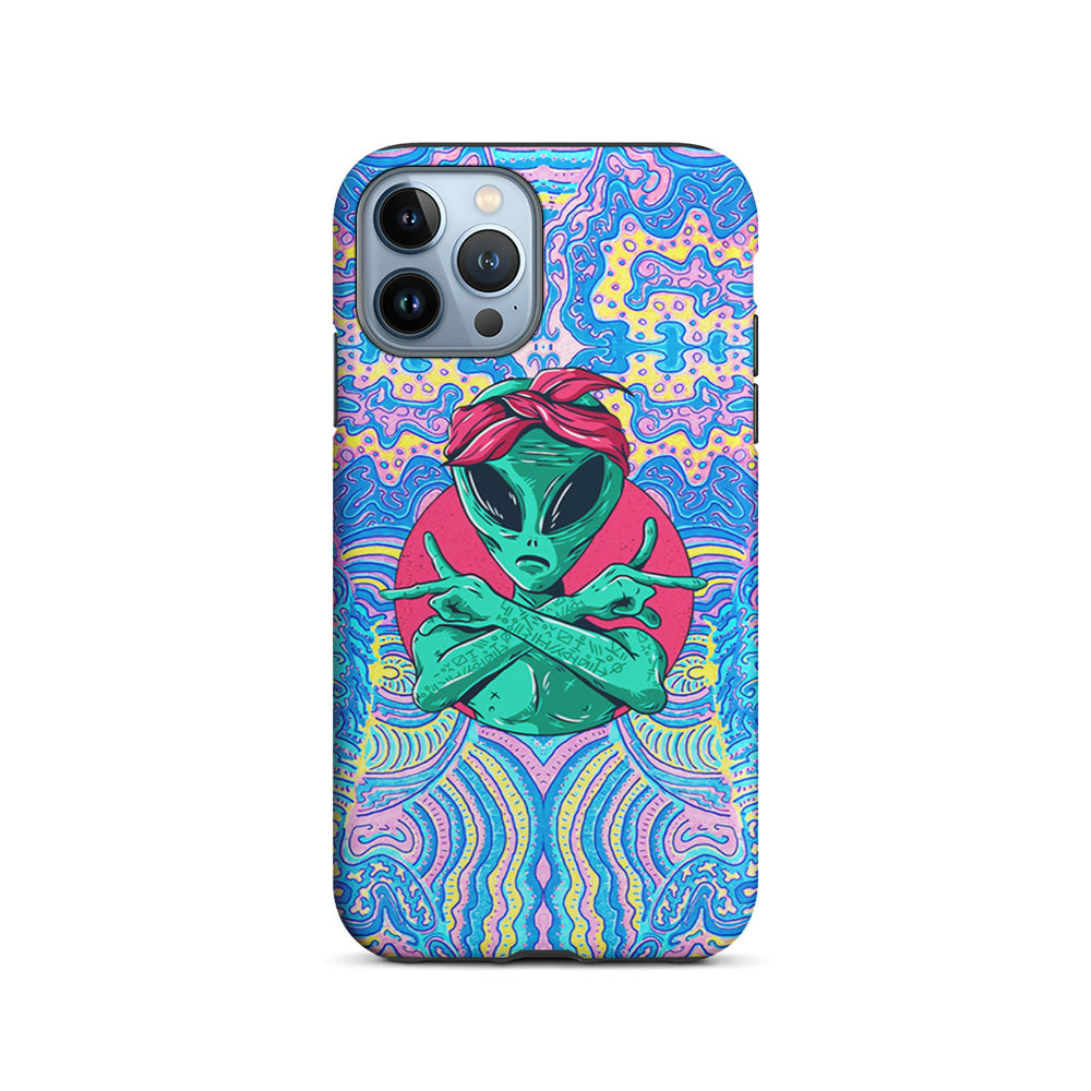 Alien Gangsta Rhythm iPhone 15 Pro Case