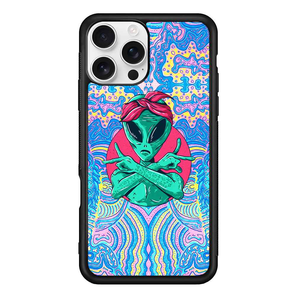 Alien Gangsta Rhythm iPhone 16 Pro Case