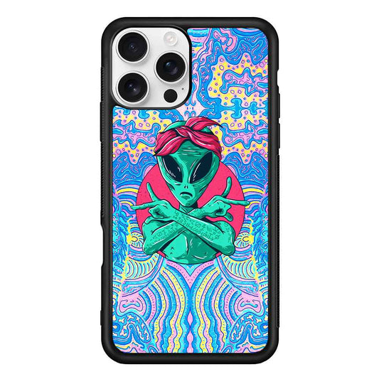 Alien Gangsta Rhythm iPhone 16 Pro Max Case