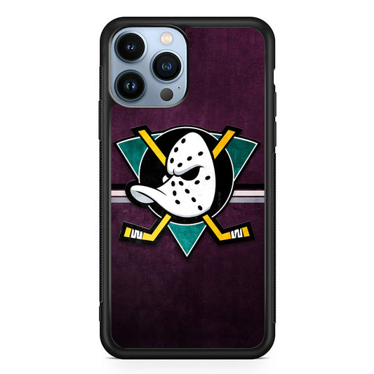 Anaheim Ducks Team Emblem iPhone 15 Pro Case - Carneyforia