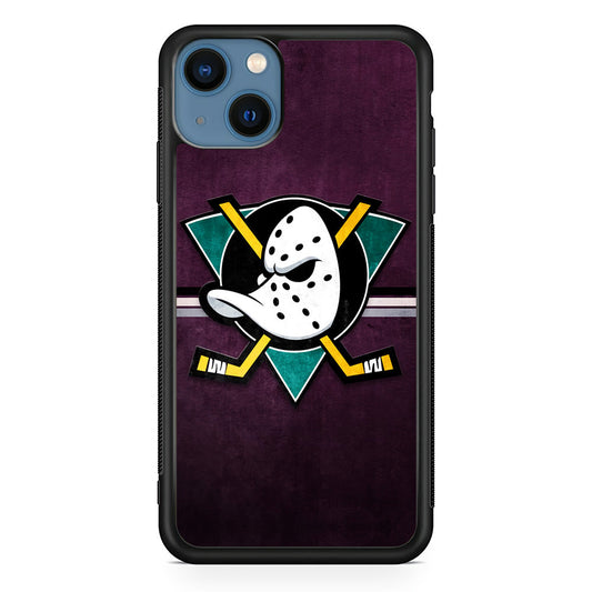 Anaheim Ducks Team Emblem iPhone 15 Case - Carneyforia