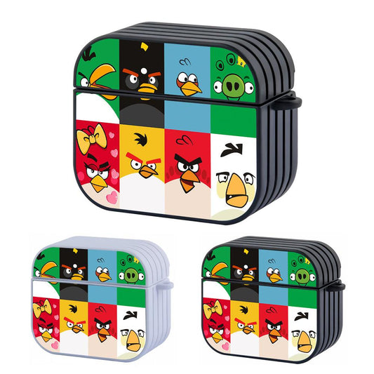 Angry Bird Collage Character Apple Airpods 4 Case