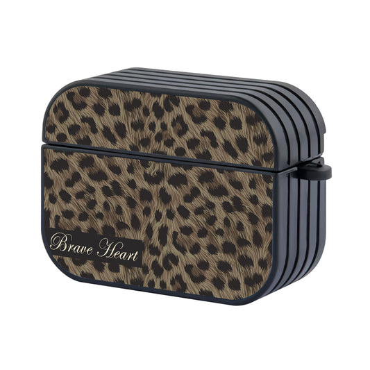 Animal Print Quotes on Leopard Skin Apple AirPods Pro 2 Case