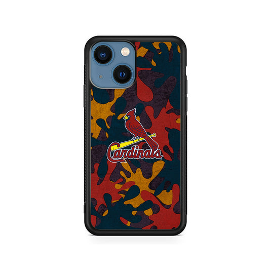 Arizona Cardinals Camo and Emblem iPhone 15 Plus Case