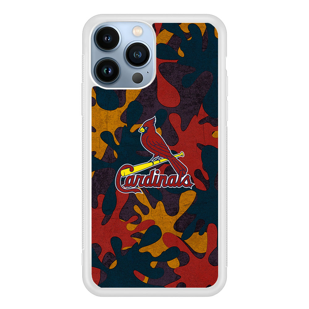 Arizona Cardinals Camo and Emblem iPhone 13 Pro Max Case