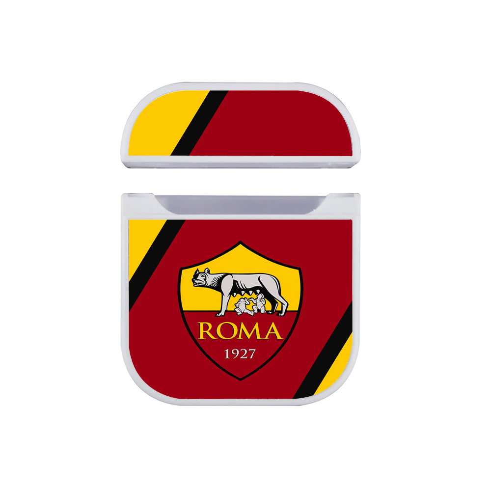 As Roma Serie A Apple Airpods Case White
