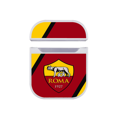 As Roma Serie A Apple Airpods Case White