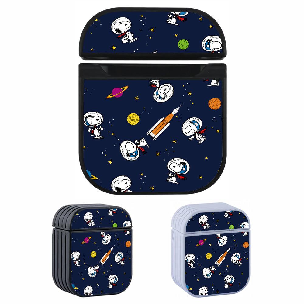 Astronaut Snoopy Pattern Apple Airpods Case