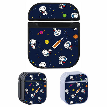 Astronaut Snoopy Pattern Apple Airpods Case