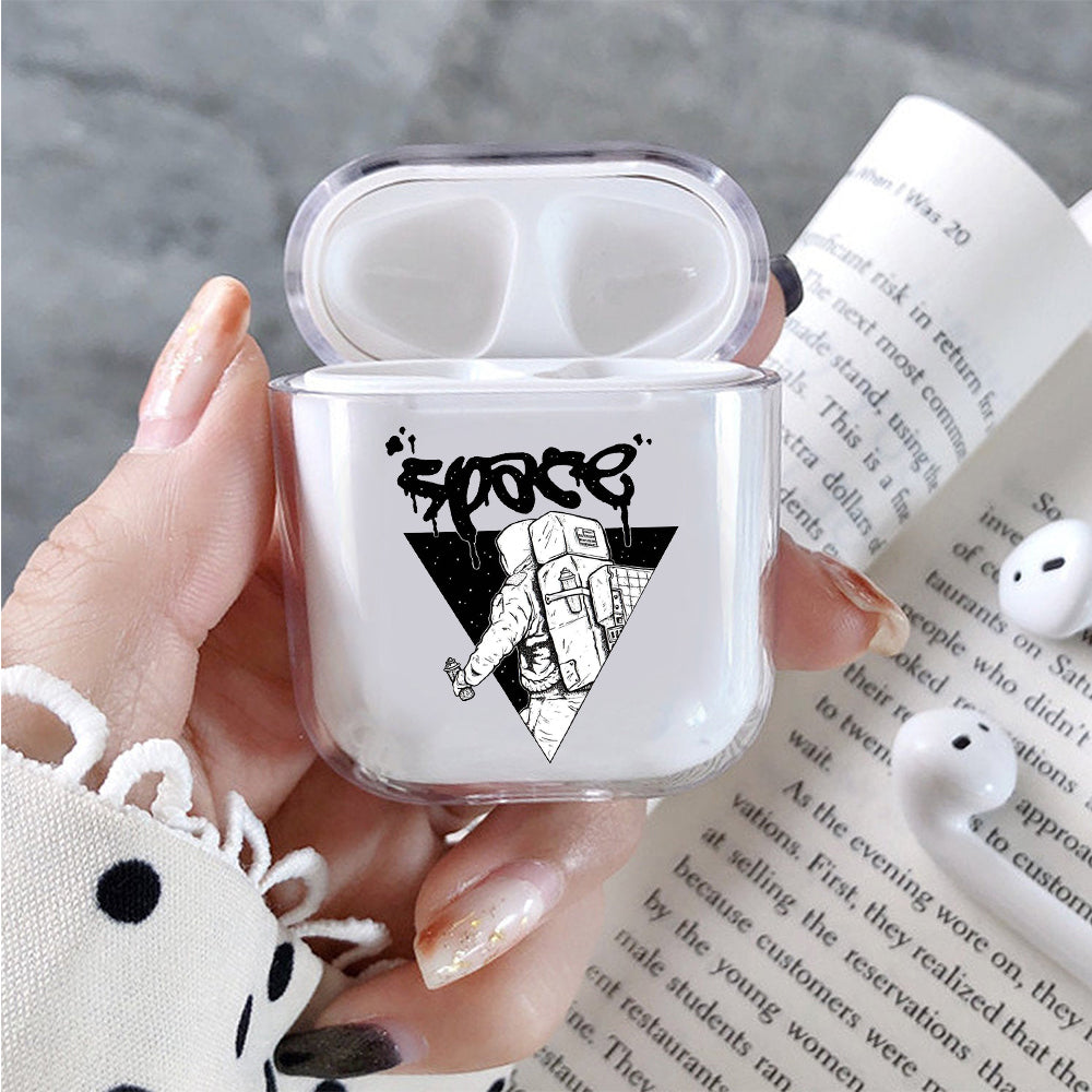 Astronaut Pain Galaxy Apple Airpods Case
