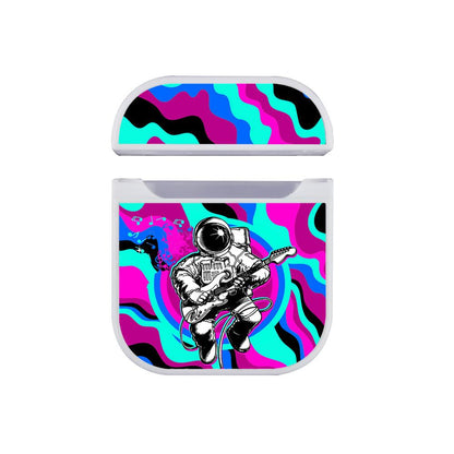 Astronauts Space Sound Apple Airpods Case White