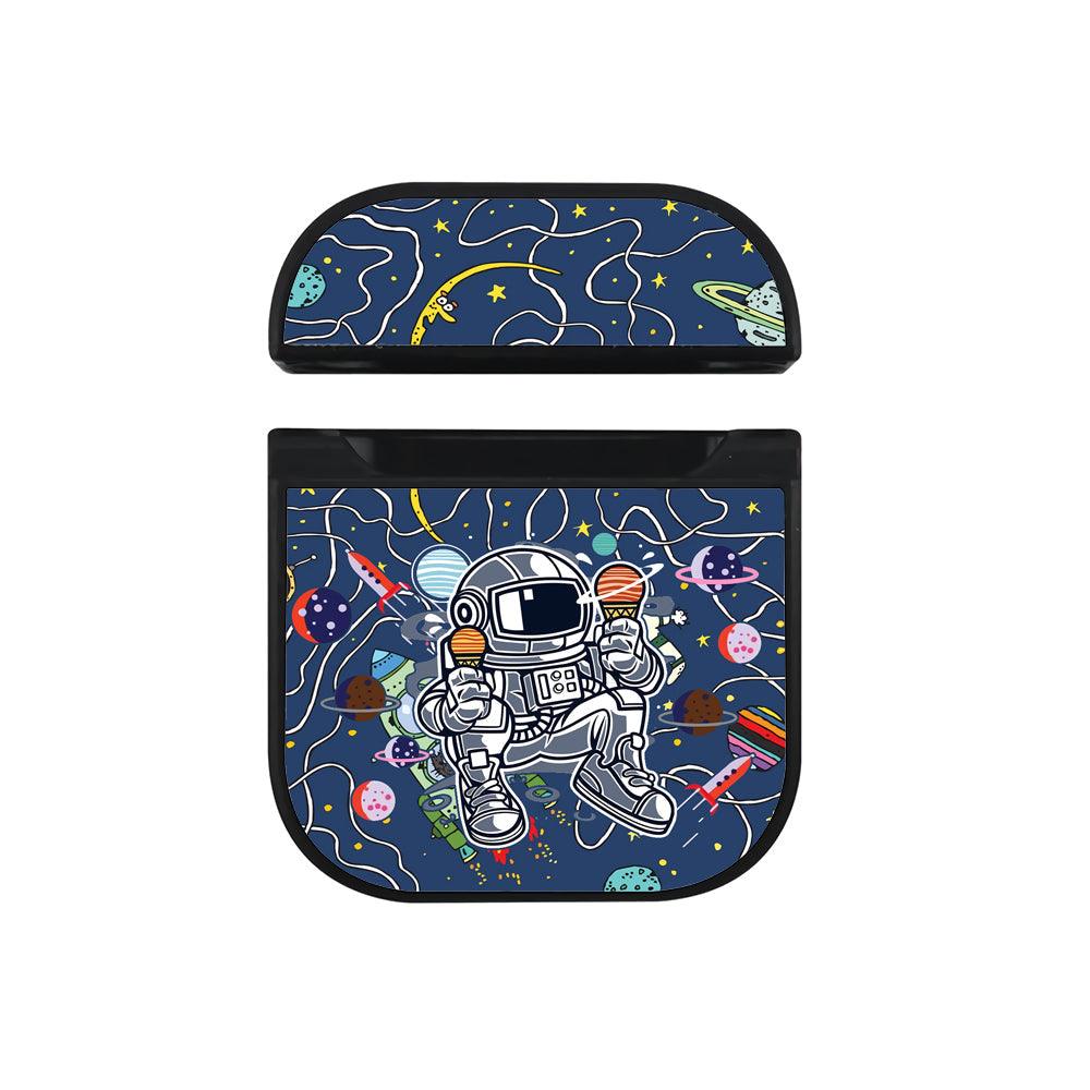 Astronauts Tucker Plesure Apple Airpods Case Black