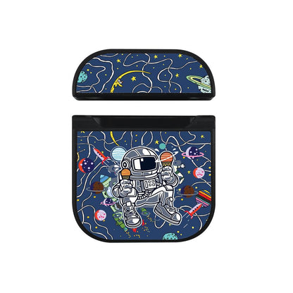 Astronauts Tucker Plesure Apple Airpods Case Black