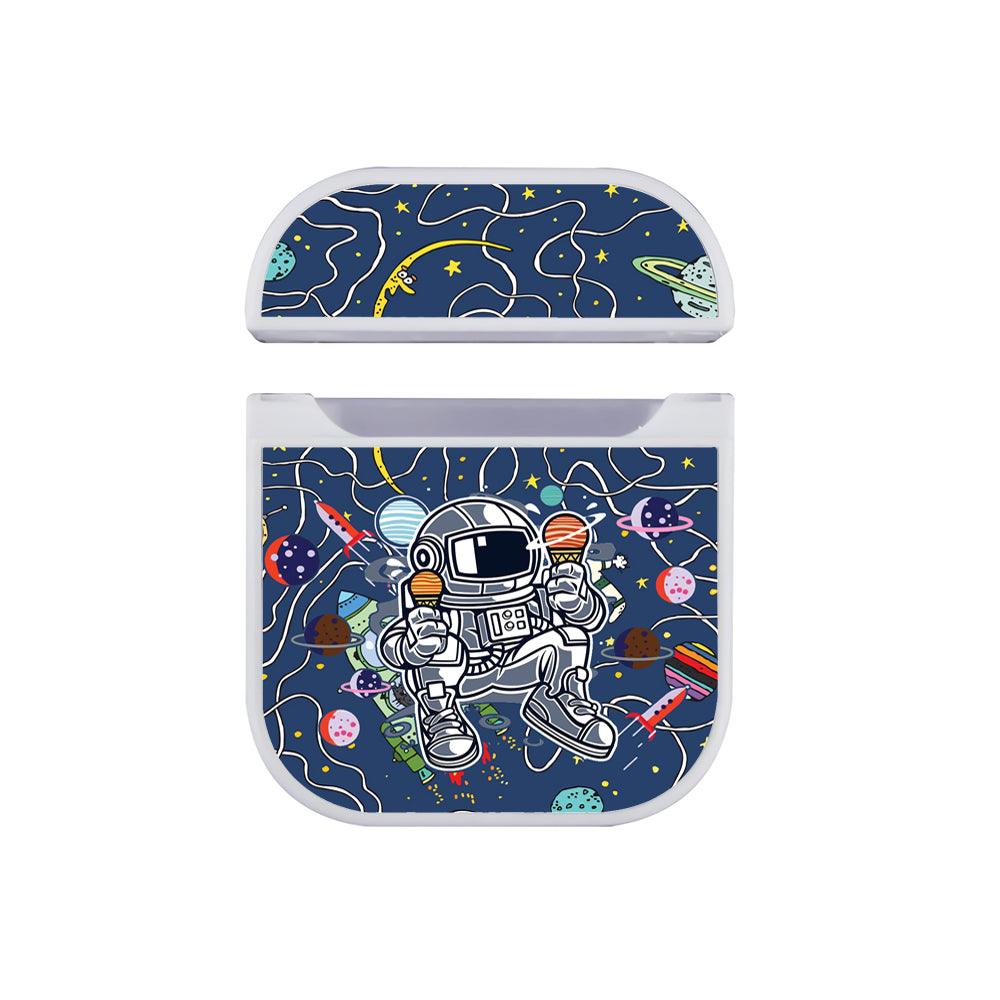 Astronauts Tucker Plesure Apple Airpods Case White