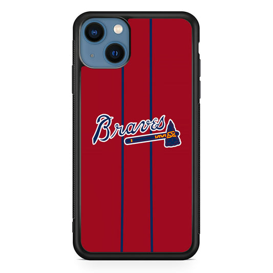 Atlanta Braves Red Light iPhone 15 Case - Carneyforia