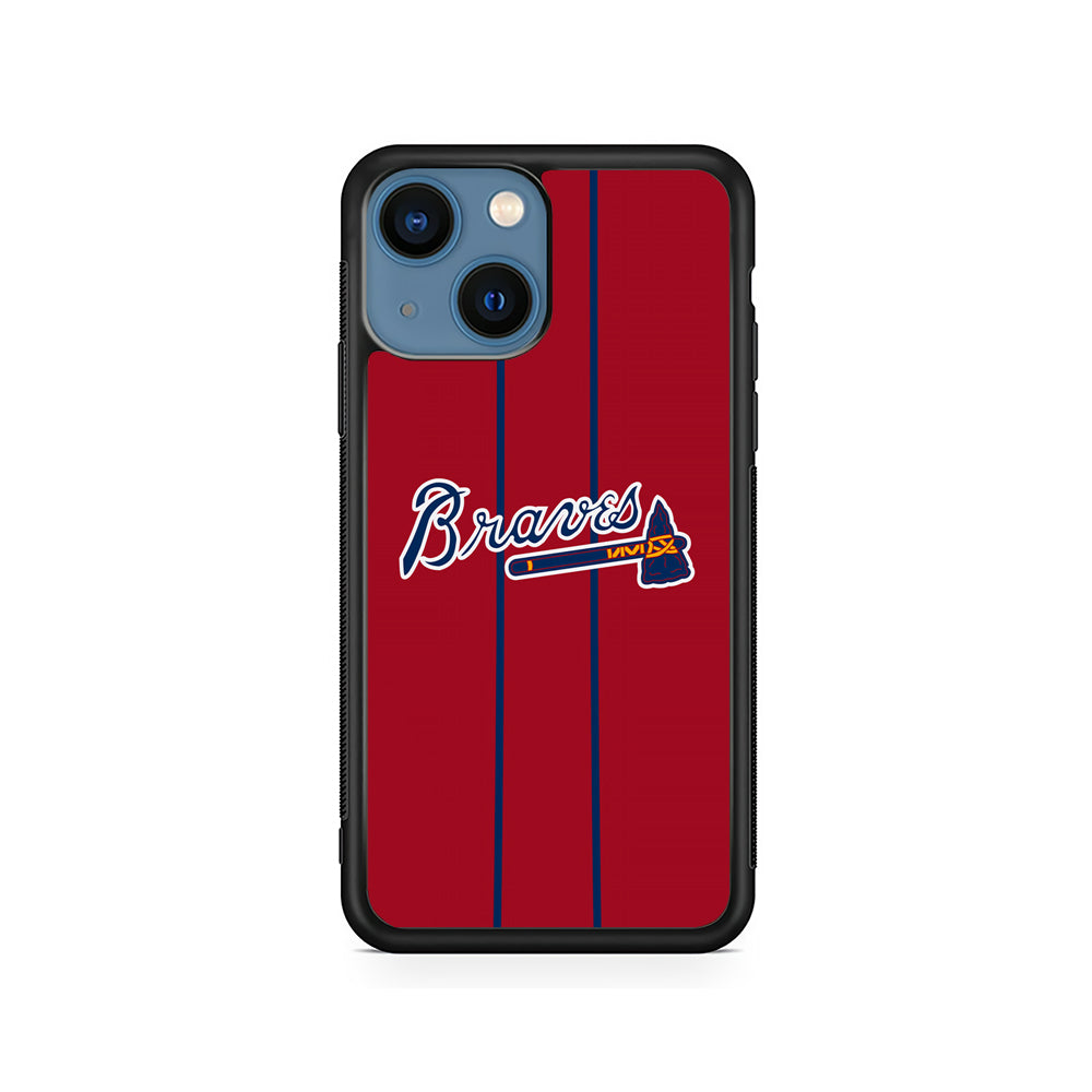 Atlanta Braves Red Light iPhone 14 Plus Case