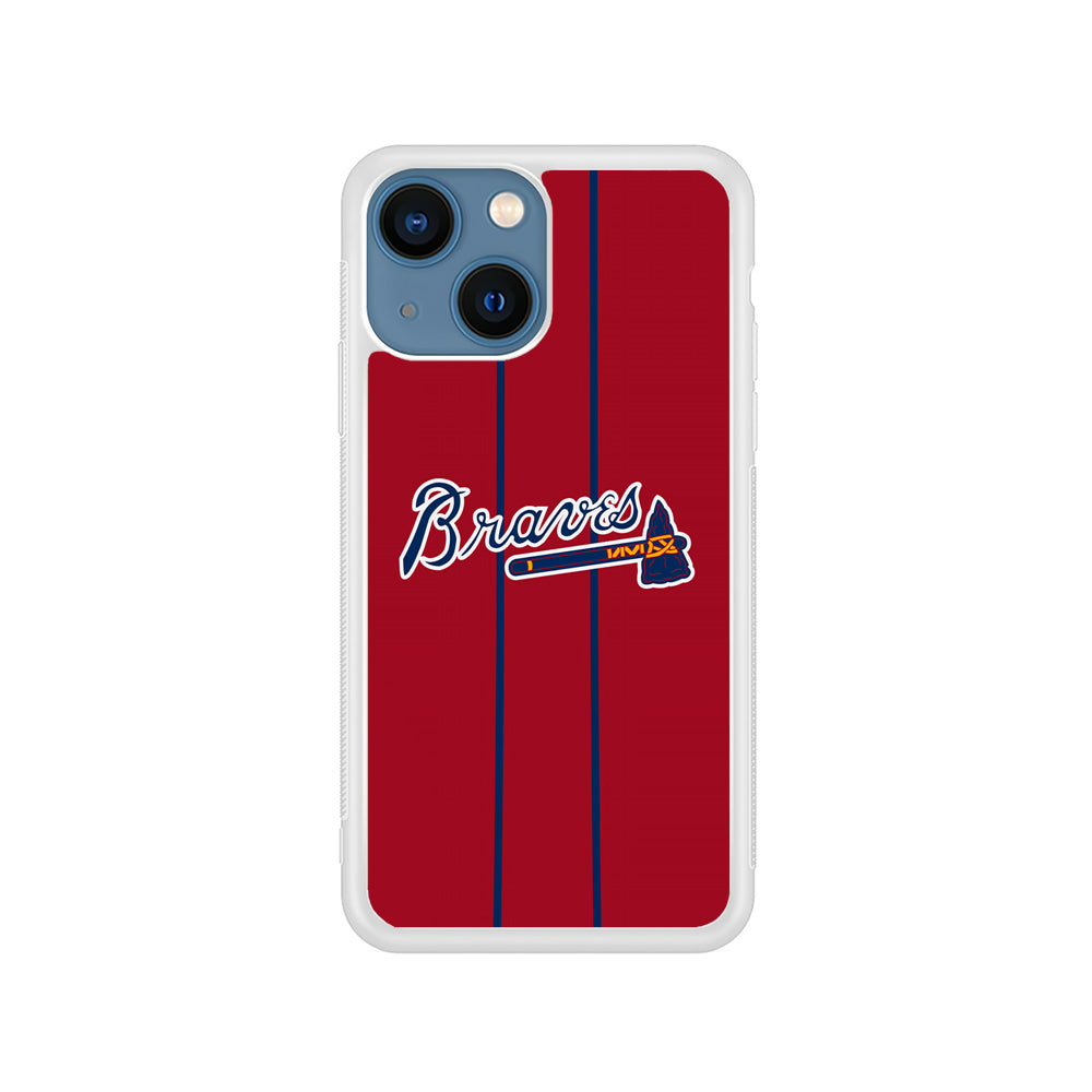 Atlanta Braves Red Light iPhone 14 Plus Case