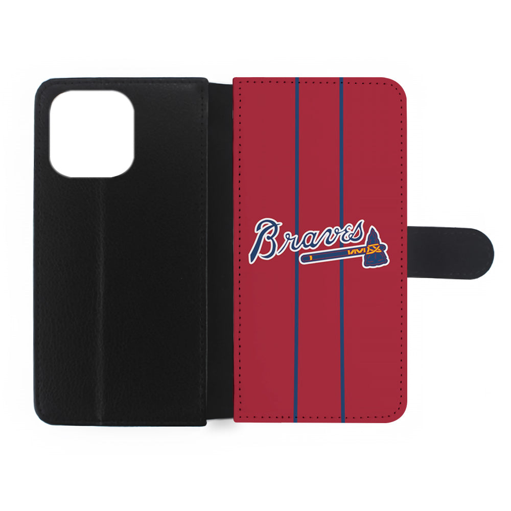 Atlanta Braves Red Light iPhone 14 Plus Case