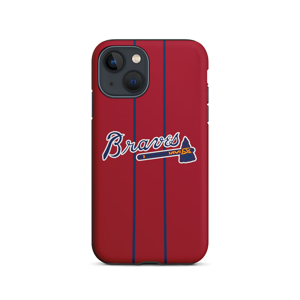 Atlanta Braves Red Light iPhone 14 Plus Case