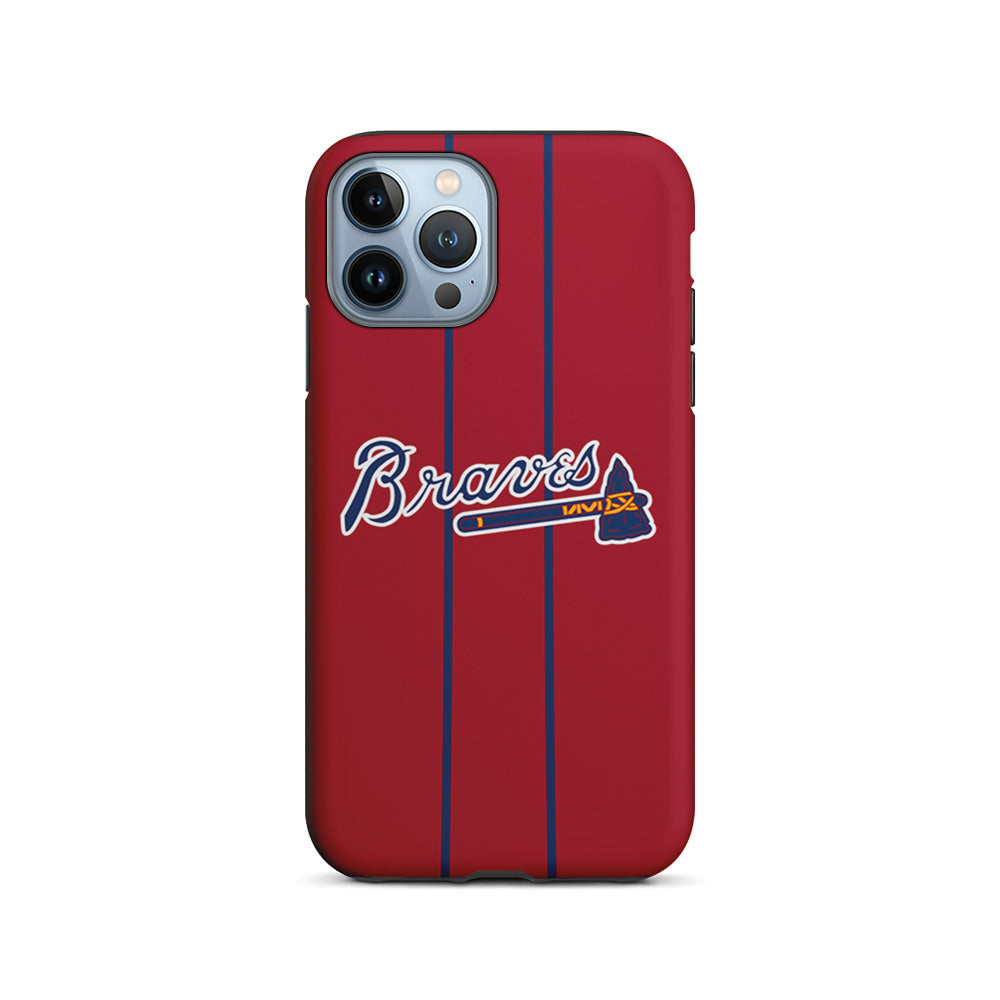 Atlanta Braves Red Light iPhone 15 Pro Max Case