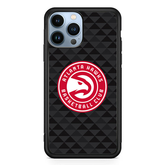 Atlanta Hawks Pattern Of Triangle iPhone 15 Pro Case - Carneyforia