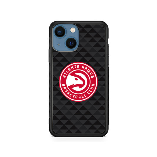 Atlanta Hawks Pattern Of Triangle iPhone 15 Plus Case