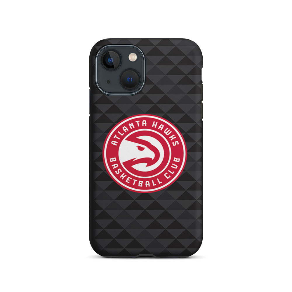 Atlanta Hawks Pattern Of Triangle iPhone 14 Plus Case