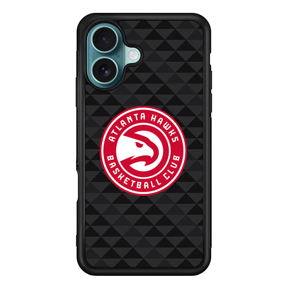 Atlanta Hawks Pattern Of Triangle iPhone 17 Case