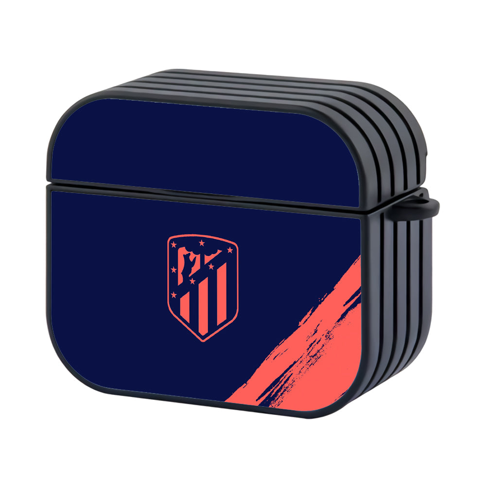 Atletico Madrid Blue Abstract Apple Airpods 4 Case