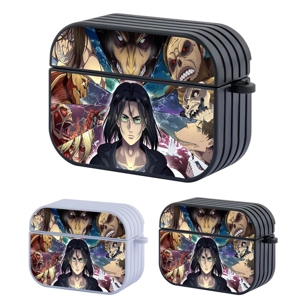 Attack on Titan All Titan Form Apple Airpods Pro 3 Case-Carneyforia