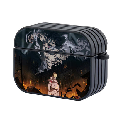 Attack on Titan Eren Shubi no Kyojin Apple Airpods Pro 3 Case Black