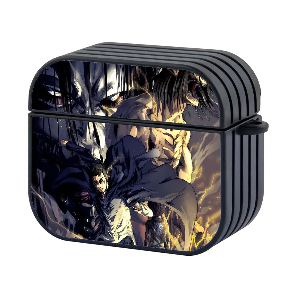 Attack on Titan Evolution of Revenge Apple Airpods 4 Case Black