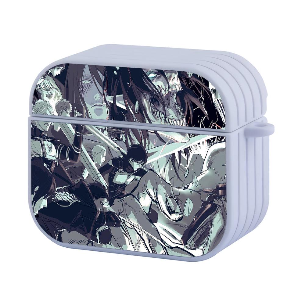 Attack on Titan People in That World Apple Airpods 4 Case White